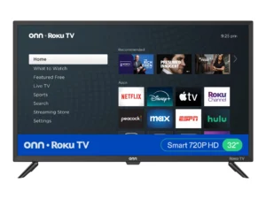 onn 32” Class HD (720P) LED Roku Smart Television